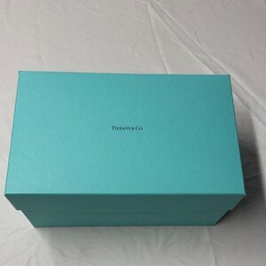Tiffany & Co. Robin's Egg Blue Jewelry Box 13x8x7